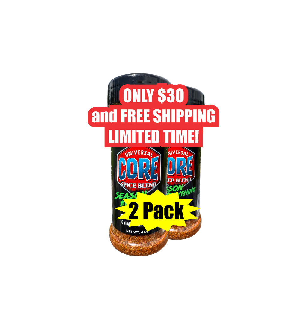 LAUNCH SPECIAL Week 2 - 2 PACK! - CORE Spices – The Ultimate All-Purpose Seasoning