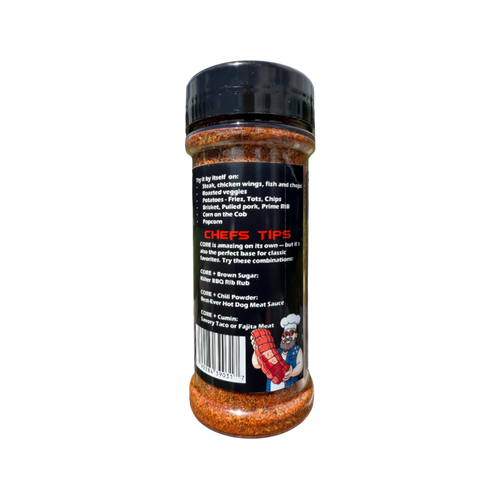 Core Spices Right side of Spices Bottle
